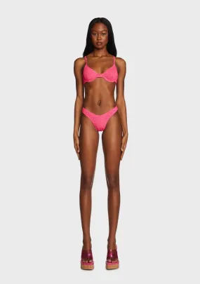 Fuschia Book The Resort Bikini Set-