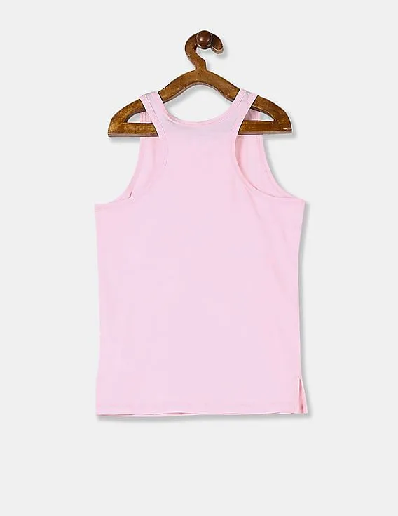 GAP Girls Pink Graphic Tank