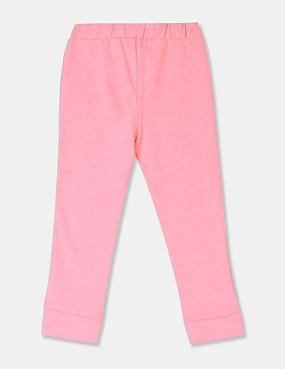 GAP Girls Pink Minnie Mouse Graphic Knit Joggers