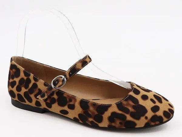 Gina Ballet Flats (Leopard)