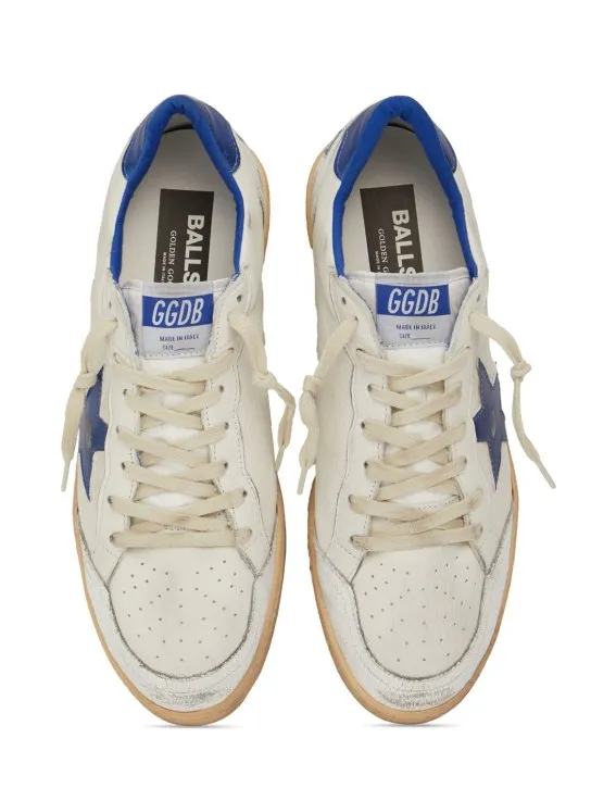 Golden Goose   20mm Ball star nappa laminated sneakers 