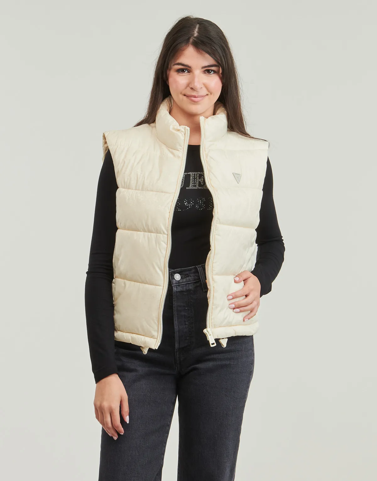 Guess NEW 4G LOGO PADDED VEST