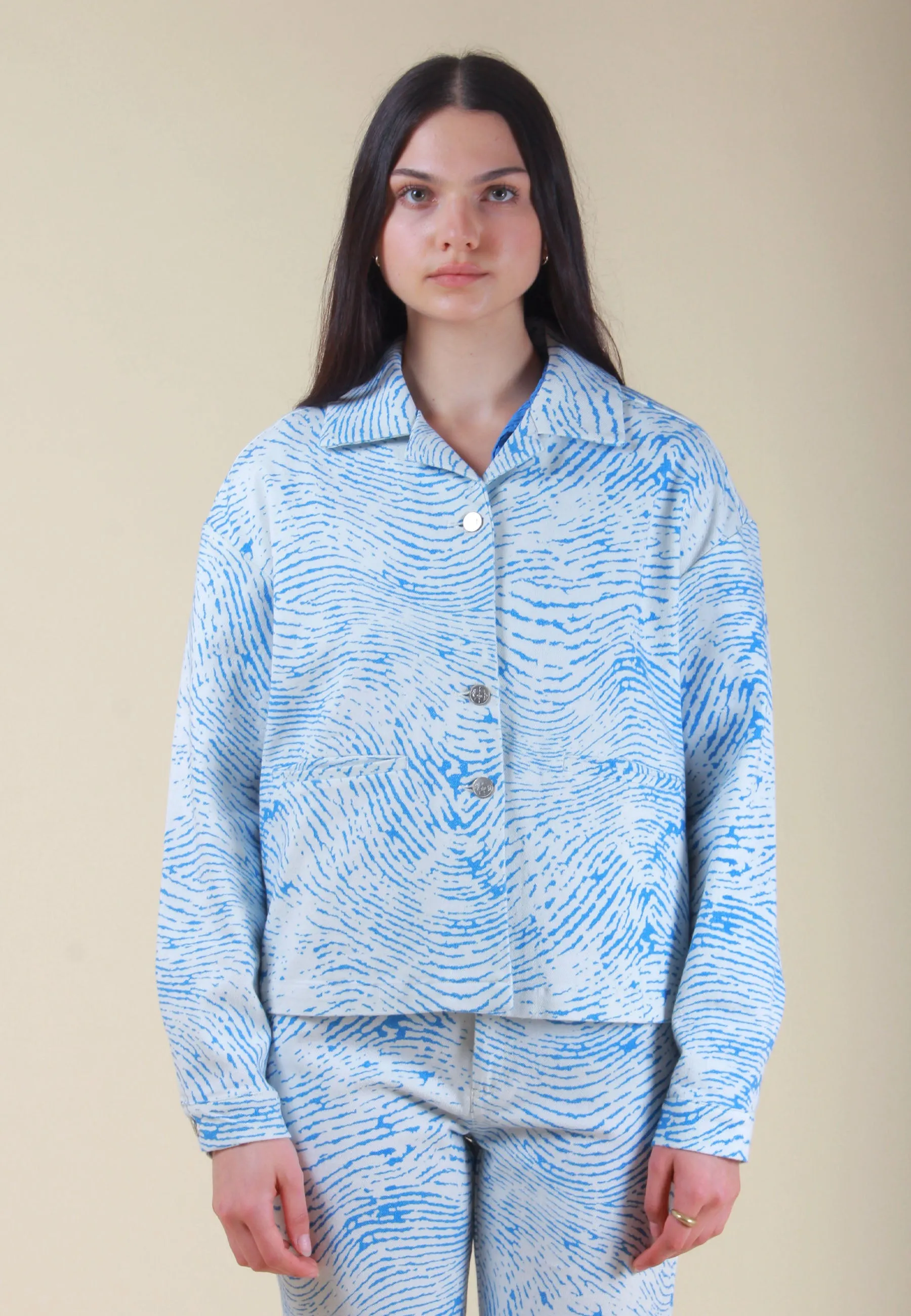 Hache Jacket - soft blue