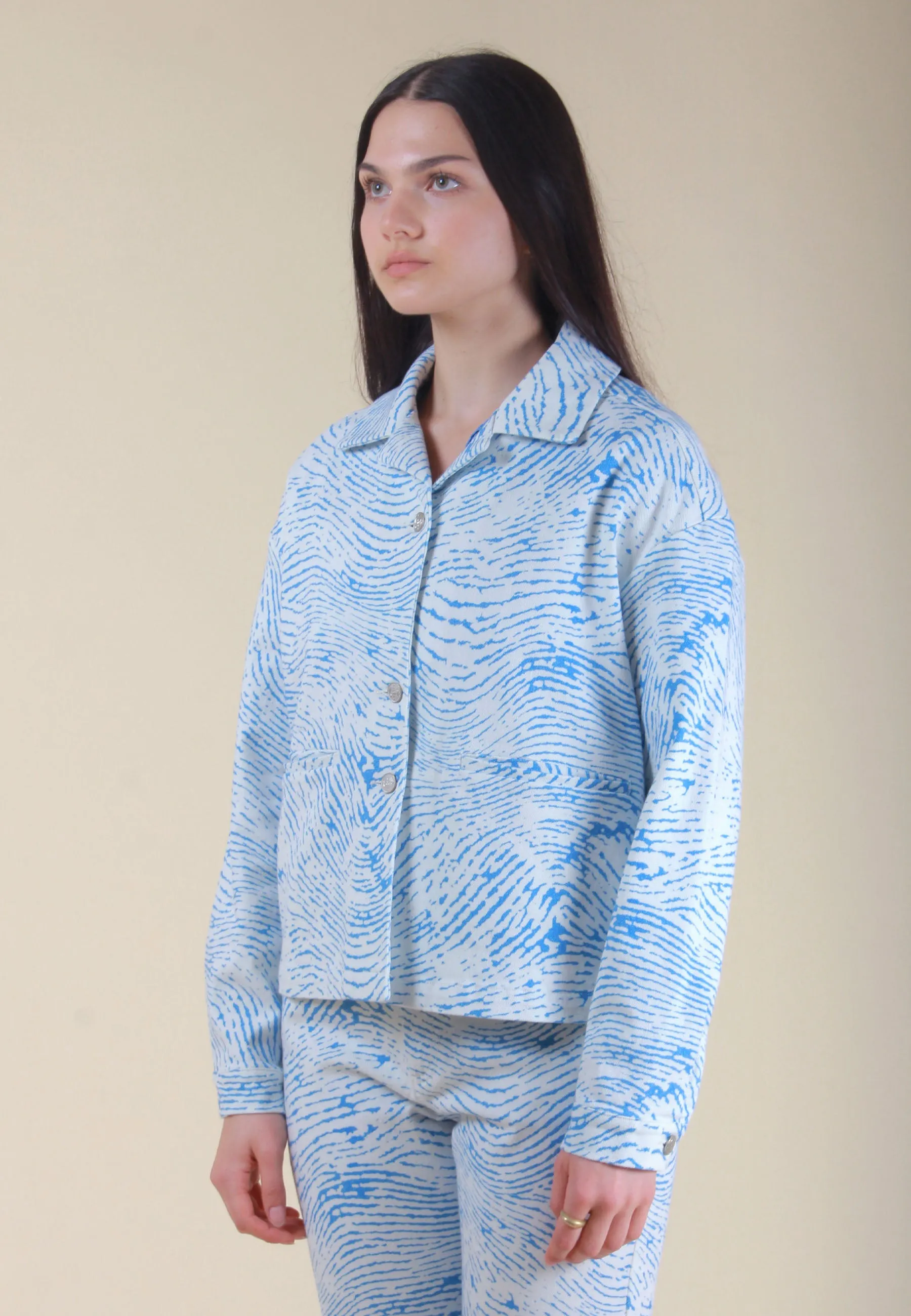 Hache Jacket - soft blue