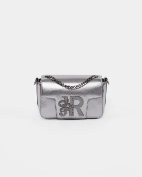 Hand bag with embossed logo