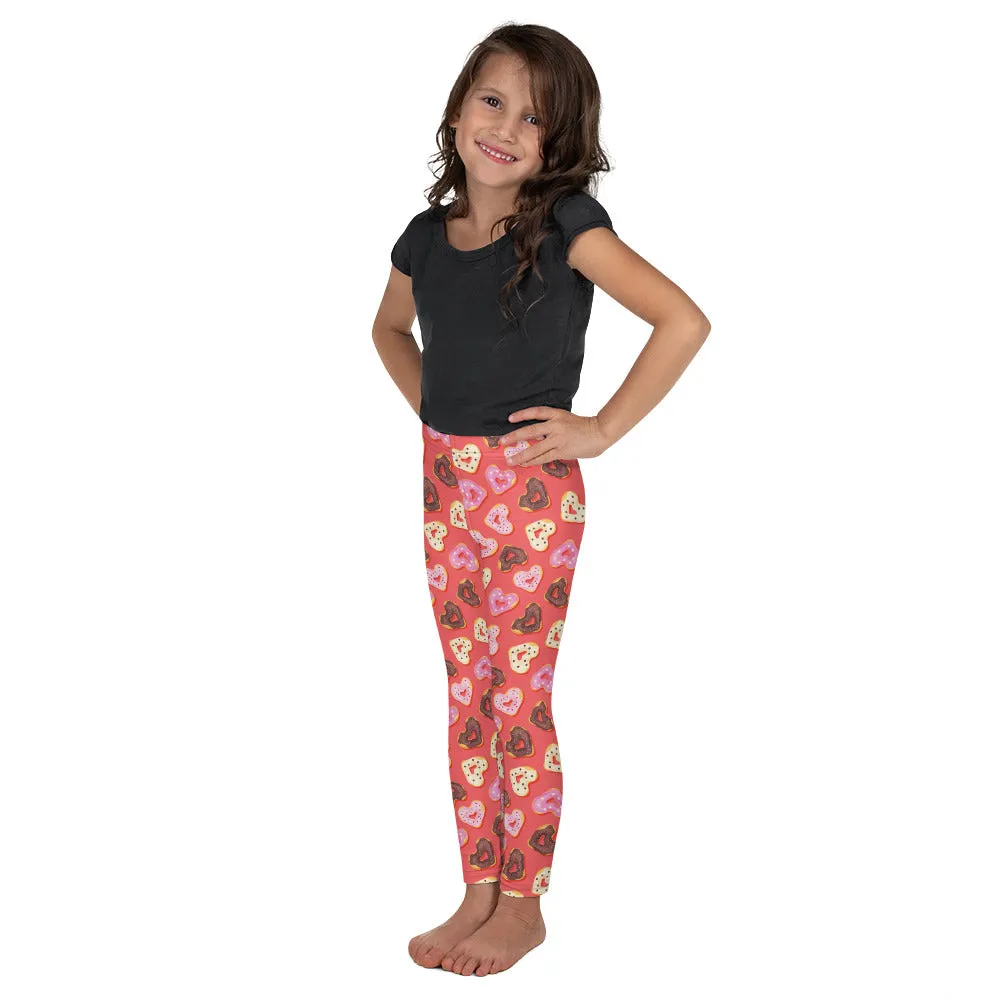 Heart Doughnuts Kid's Leggings