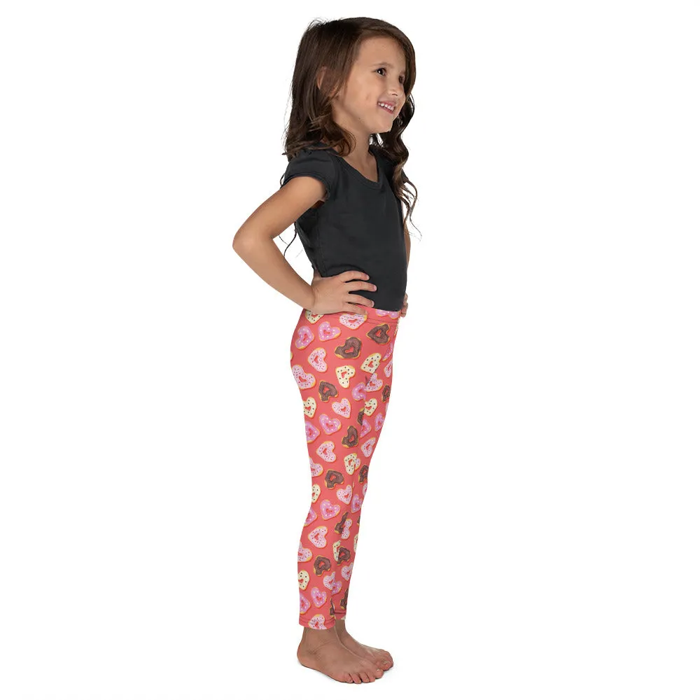 Heart Doughnuts Kid's Leggings