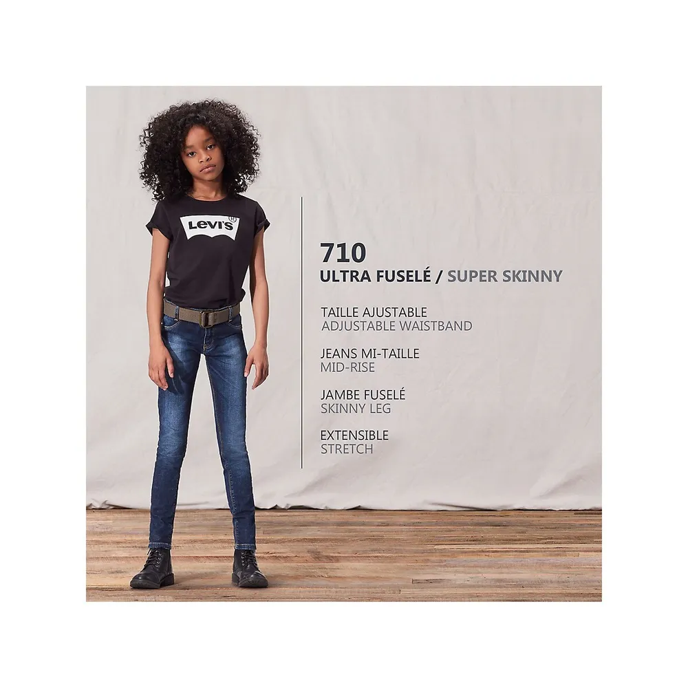 Hudson's Bay Girl's 710 Super Skinny-Fit Jeans