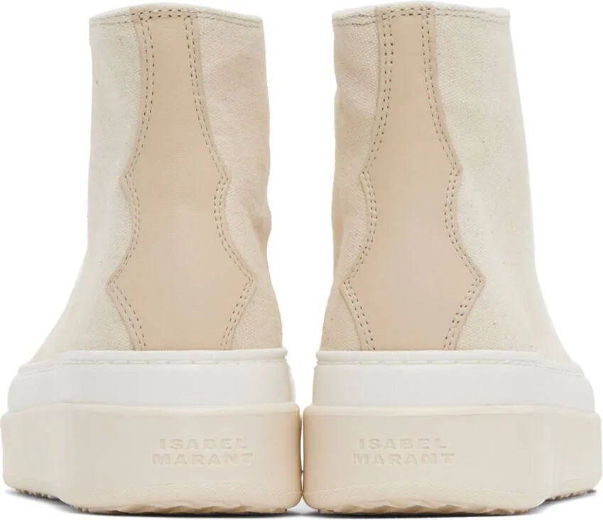 Isabel Marant Beige Austen Sneakers