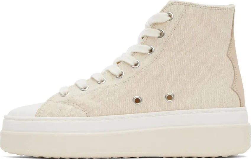 Isabel Marant Beige Austen Sneakers