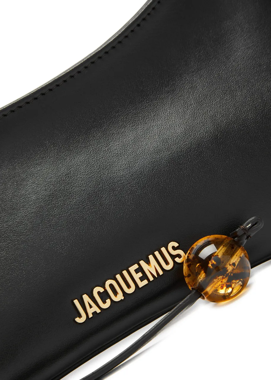 JACQUEMUS Le Bisou Perle leather shoulder bag -                         -                     -                