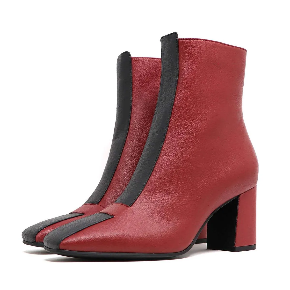 JAYNE BOOT - scarlet/black