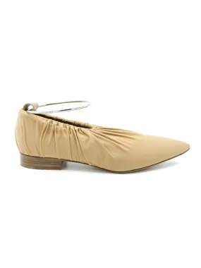 Jil Sander Spandex Ankle Ring Ballet Flats, 39.5