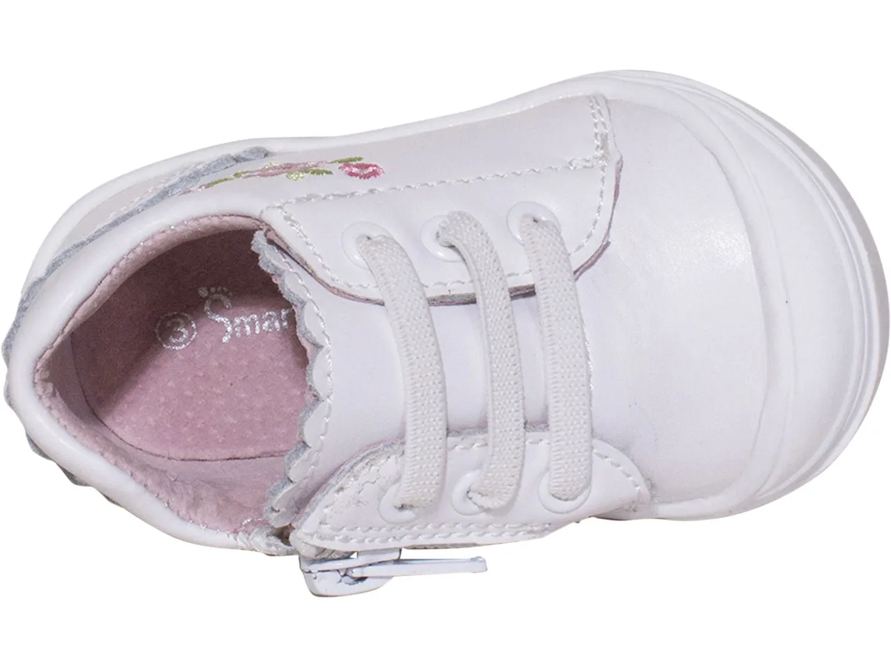 Josmo Smart Step Toddler Girl's Sneakers White Sz: 4T ST85124E