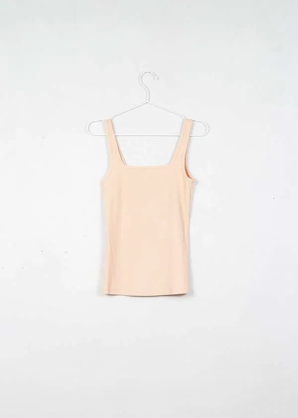 Katie Squareneck Tank - Shifting Sand