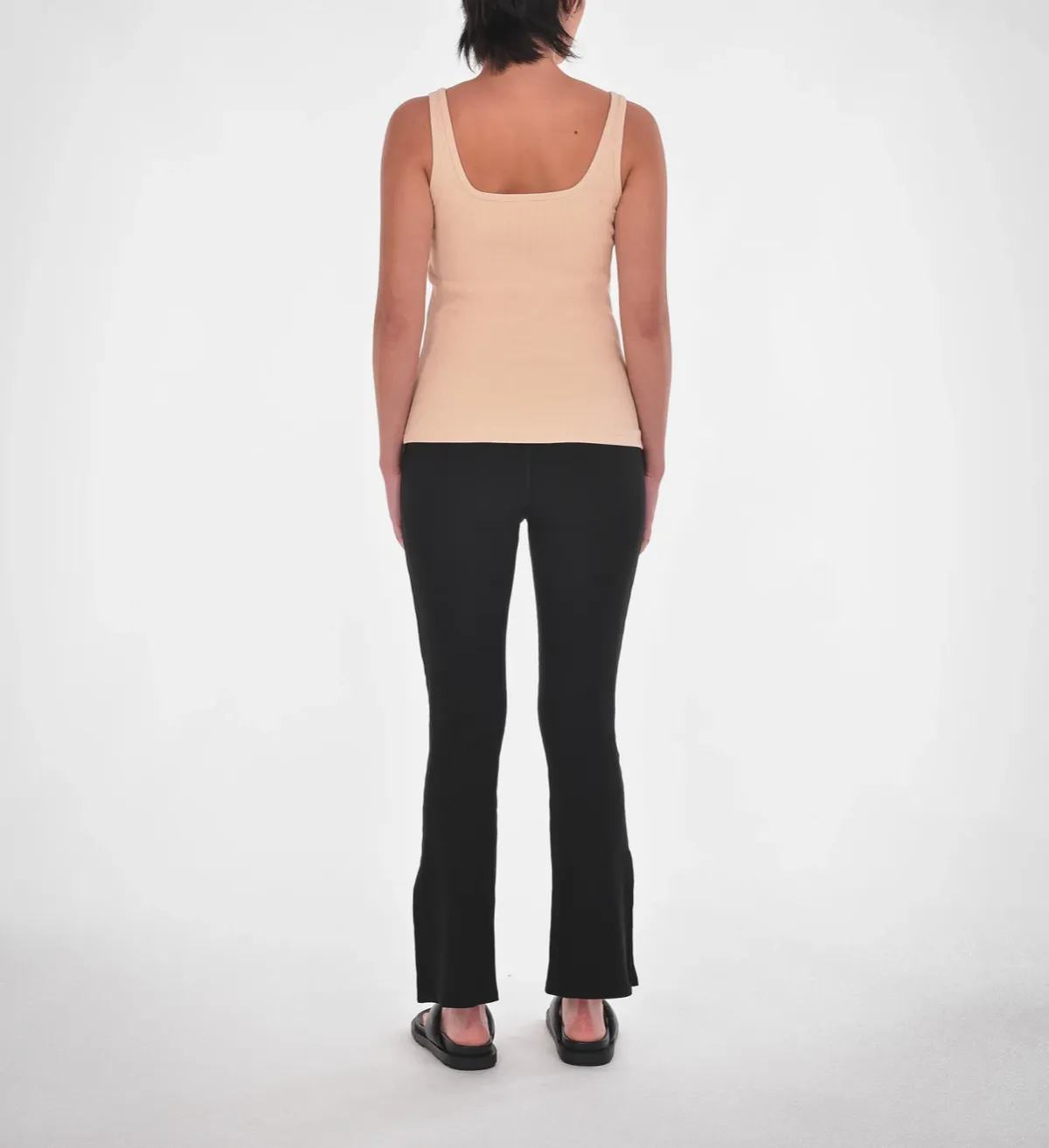 Katie Squareneck Tank - Shifting Sand