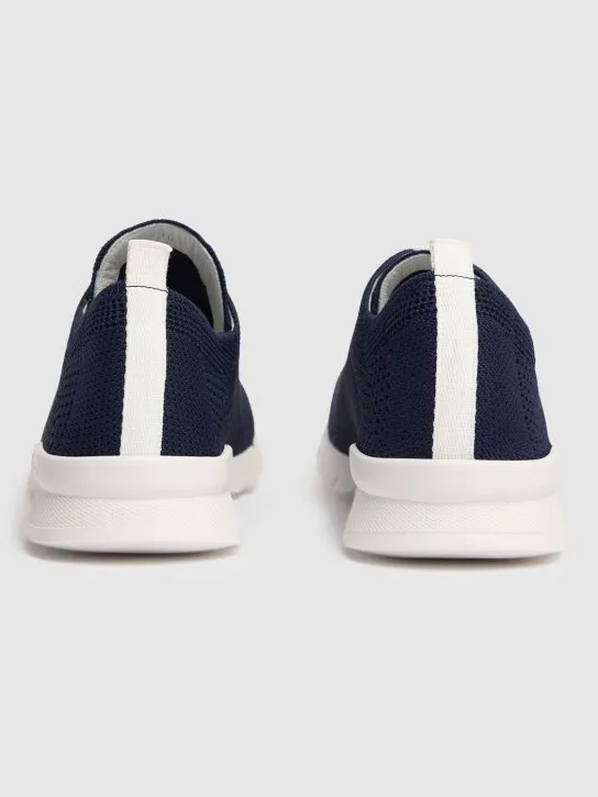 Kiton   Cotton knit low top sneakers 