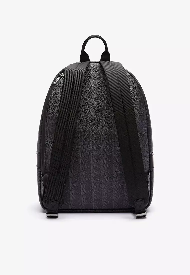 Lacoste Men’s The Blend Monogram Canvas Backpack