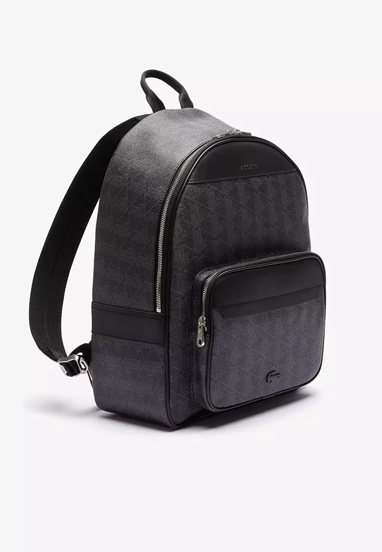 Lacoste Men’s The Blend Monogram Canvas Backpack