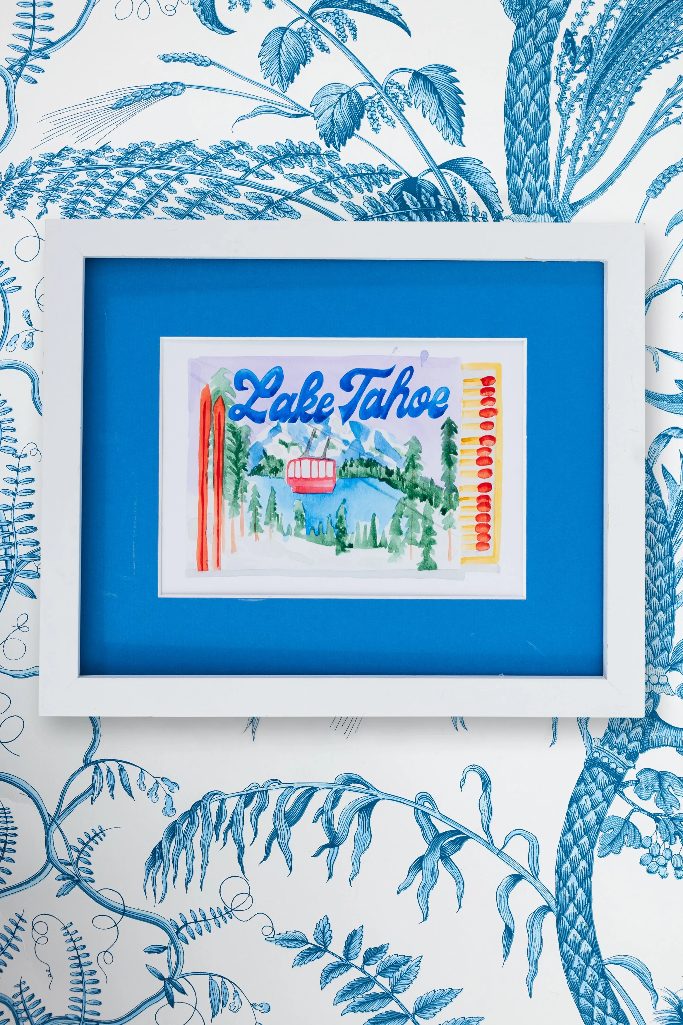 Lake Tahoe Ski Matchbook