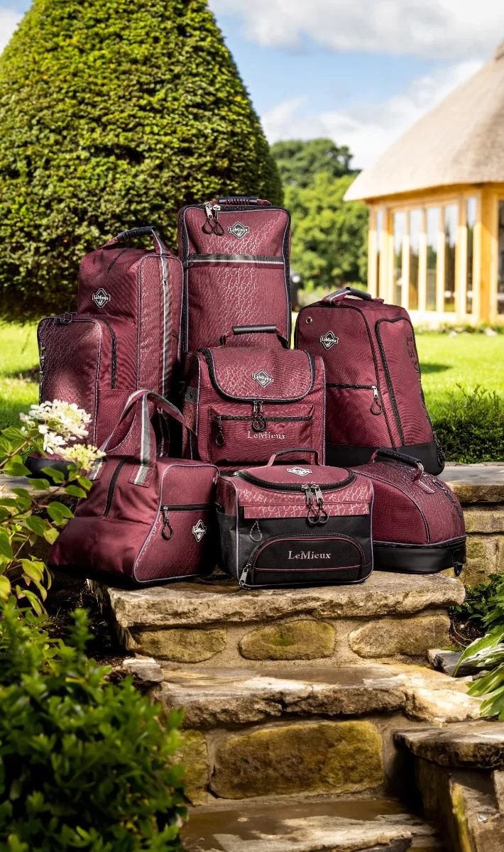 LeMieux Elite Wellington Boot Bag Burgundy