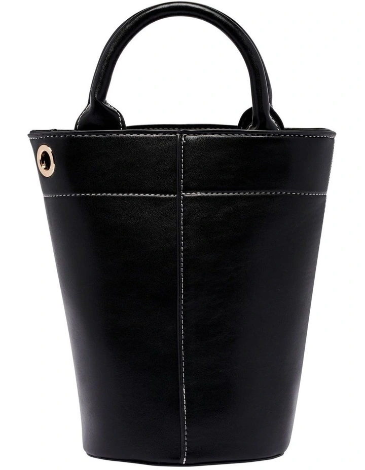 Lenny Bucket Bag in Black