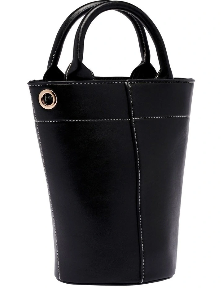 Lenny Bucket Bag in Black