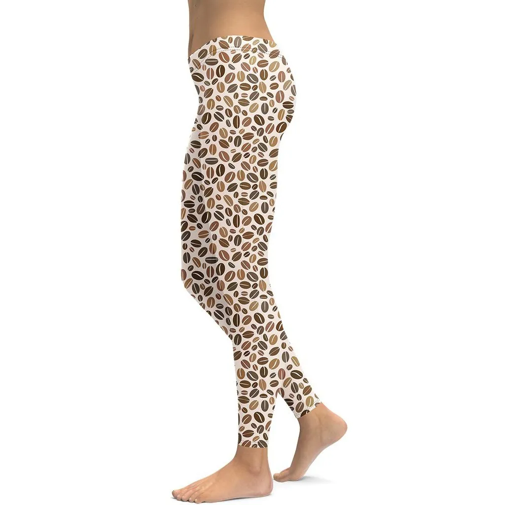 Leopard Coffee Leggings