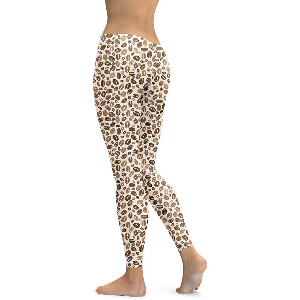 Leopard Coffee Leggings