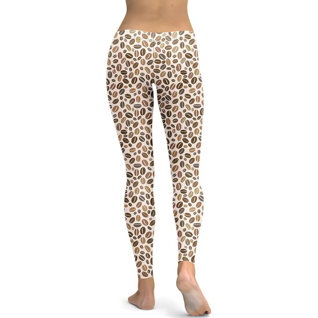 Leopard Coffee Leggings