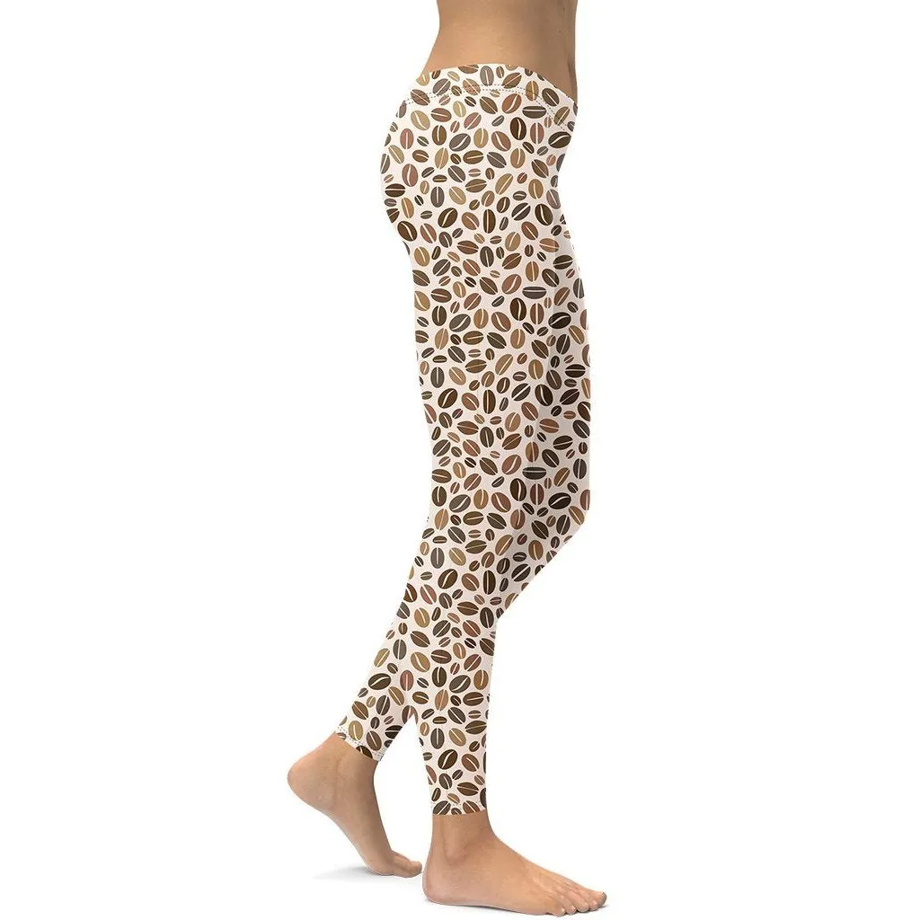 Leopard Coffee Leggings