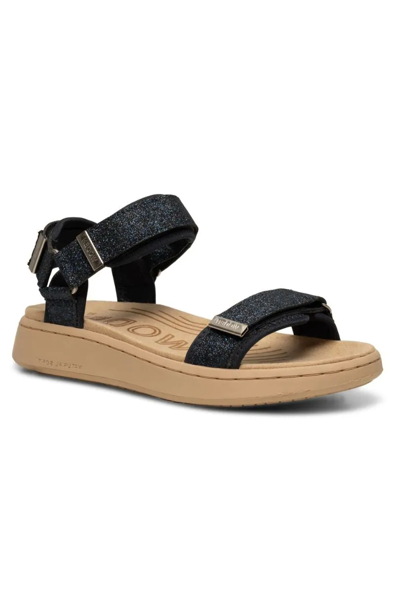 Line Glitter WL934 | Dark Navy | Sandals fra Woden