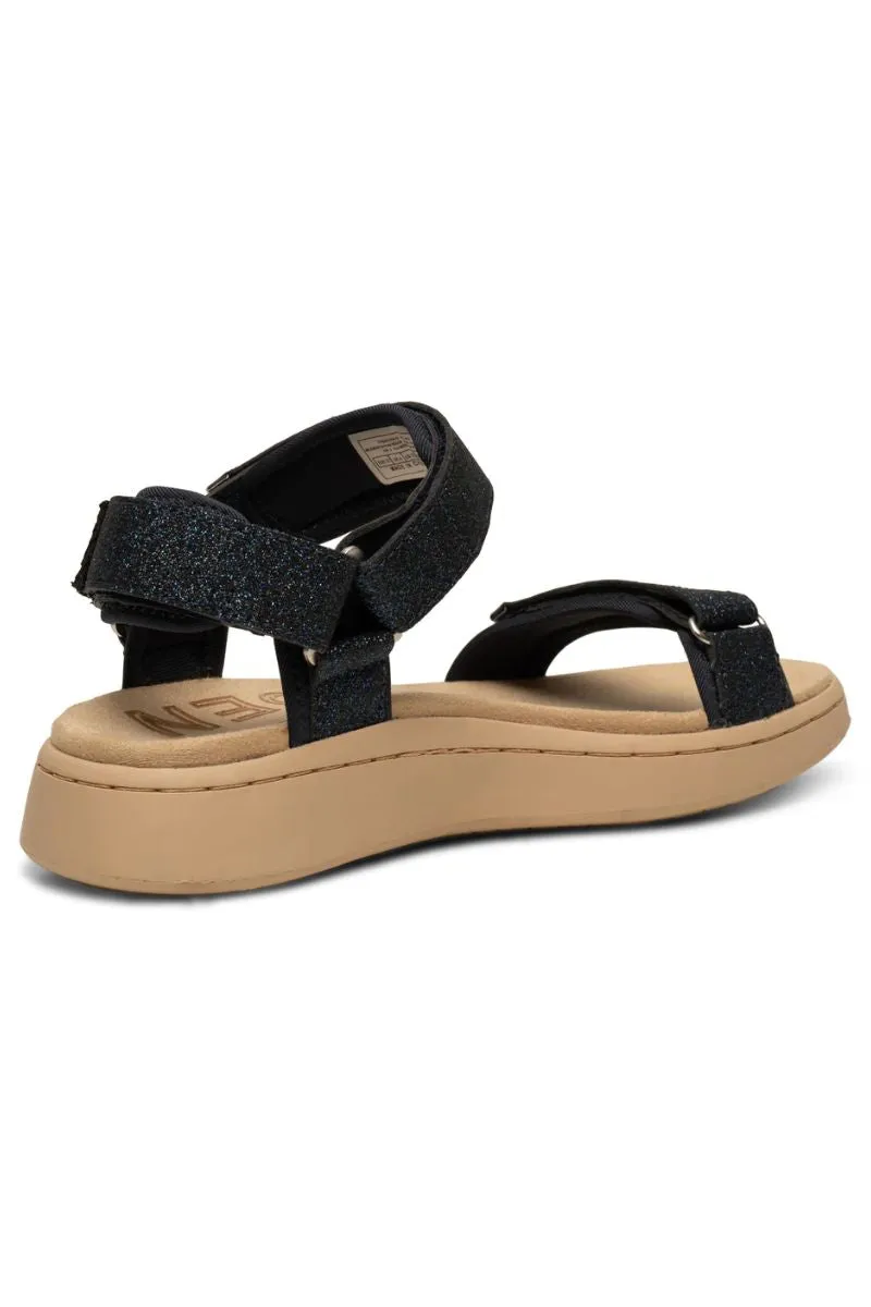 Line Glitter WL934 | Dark Navy | Sandals fra Woden