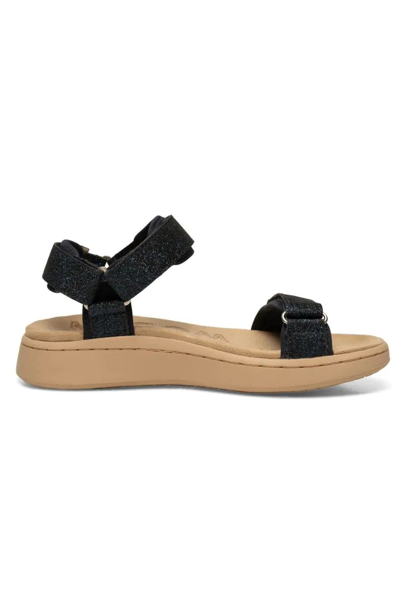 Line Glitter WL934 | Dark Navy | Sandals fra Woden