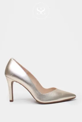 LODI RABOT GOLD LEATHER - HIGH HEEL COURT SHOES