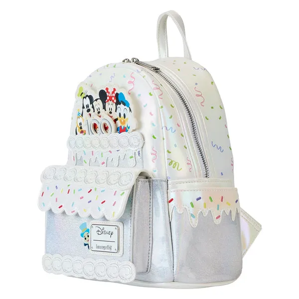 Loungefly x Disney 100th Celebration Cake Mini Backpack