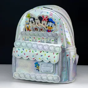 Loungefly x Disney 100th Celebration Cake Mini Backpack