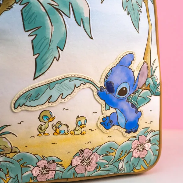 Loungefly x Disney Stitch with Ducklings Mini Backpack