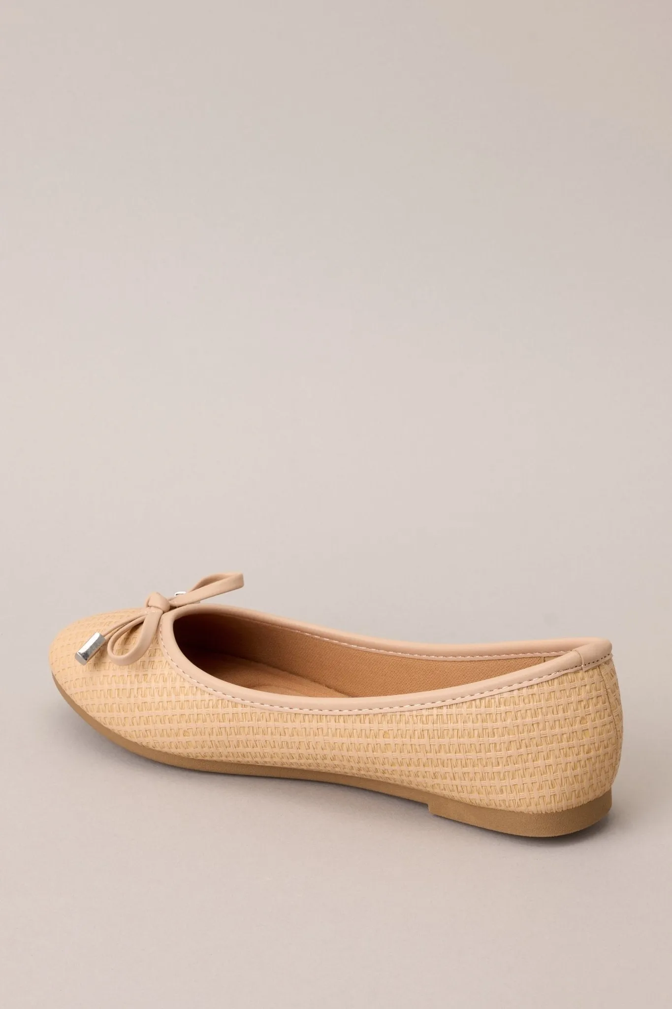 Love And Laughter Beige Ballet Flats