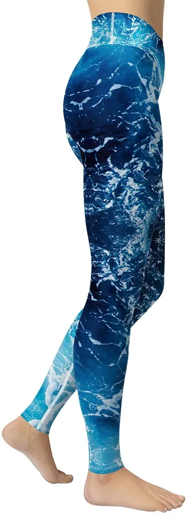 Lovely Ocean Yoga Leggings