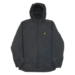 LYLE & SCOTT Mens Jacket Black Hooded L