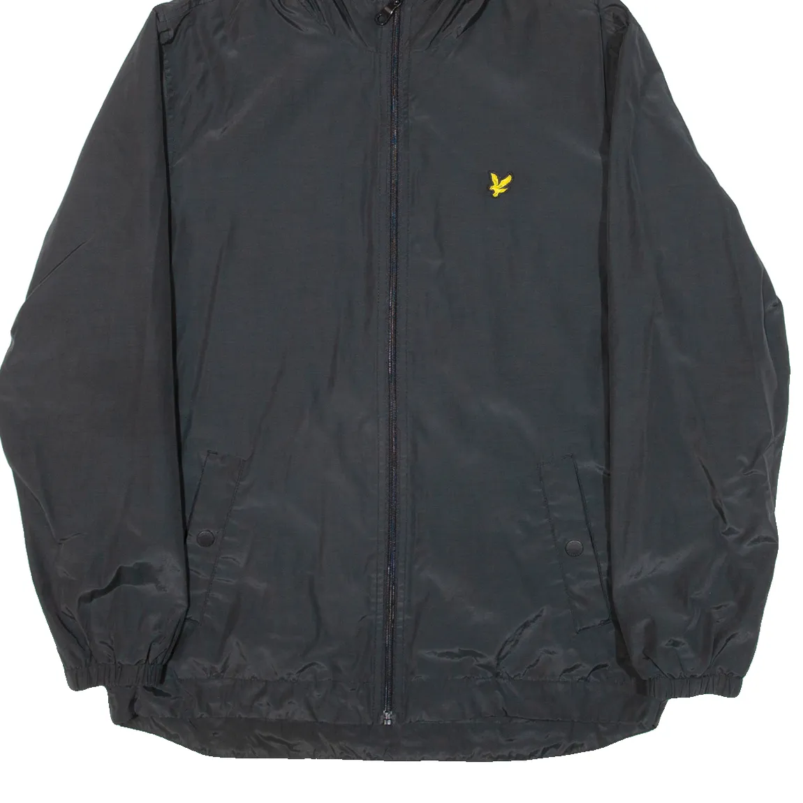 LYLE & SCOTT Mens Jacket Black Hooded L