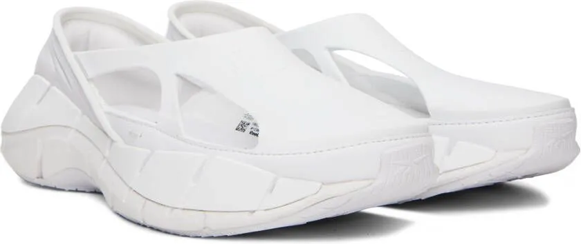 Maison Margiela White Reebok Edition Croafer Sneakers