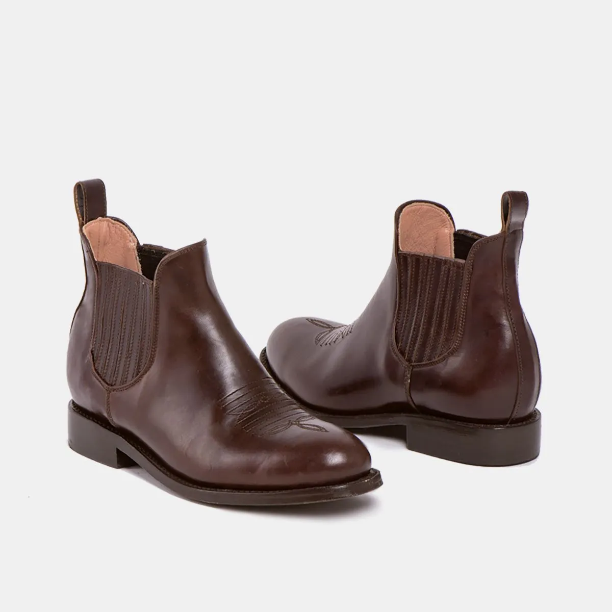 MARTHA Charro Boot - Chocolate