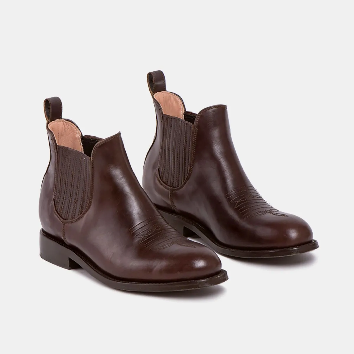 MARTHA Charro Boot - Chocolate