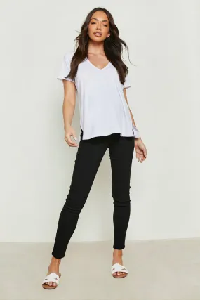 Maternity Black Over Bump Stretch Jeggings