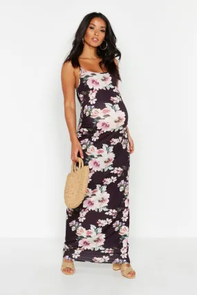 Maternity Floral Maxi Dress