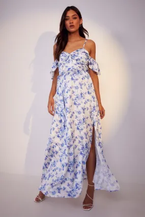 Maternity Occasion Floral Maxi Dress