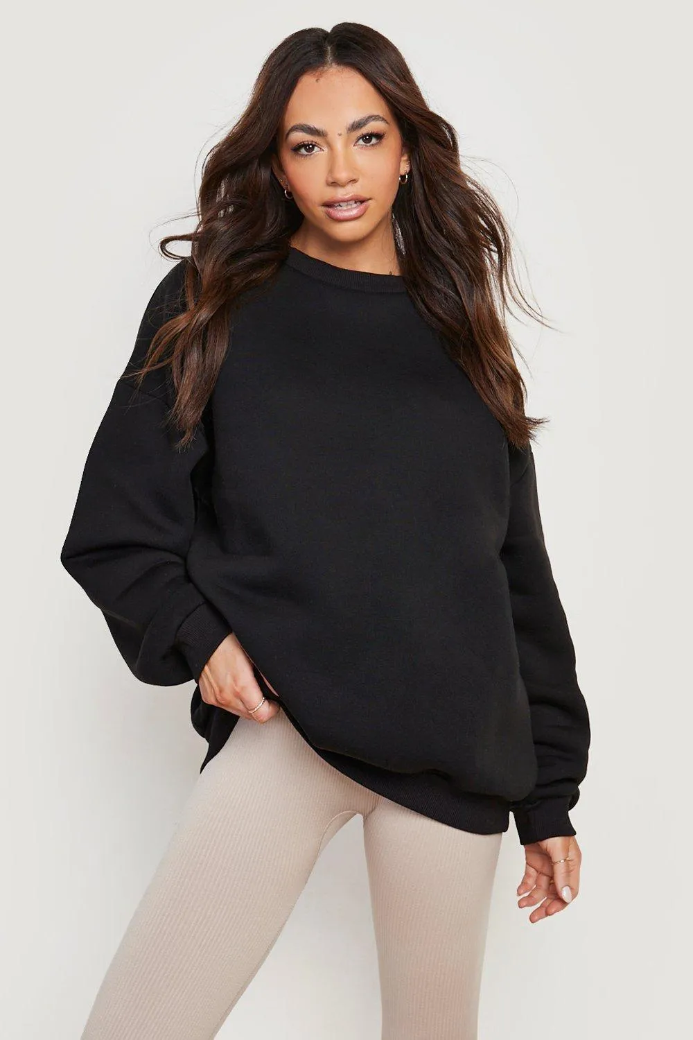 Maternity Oversized Crew Sweatshirt