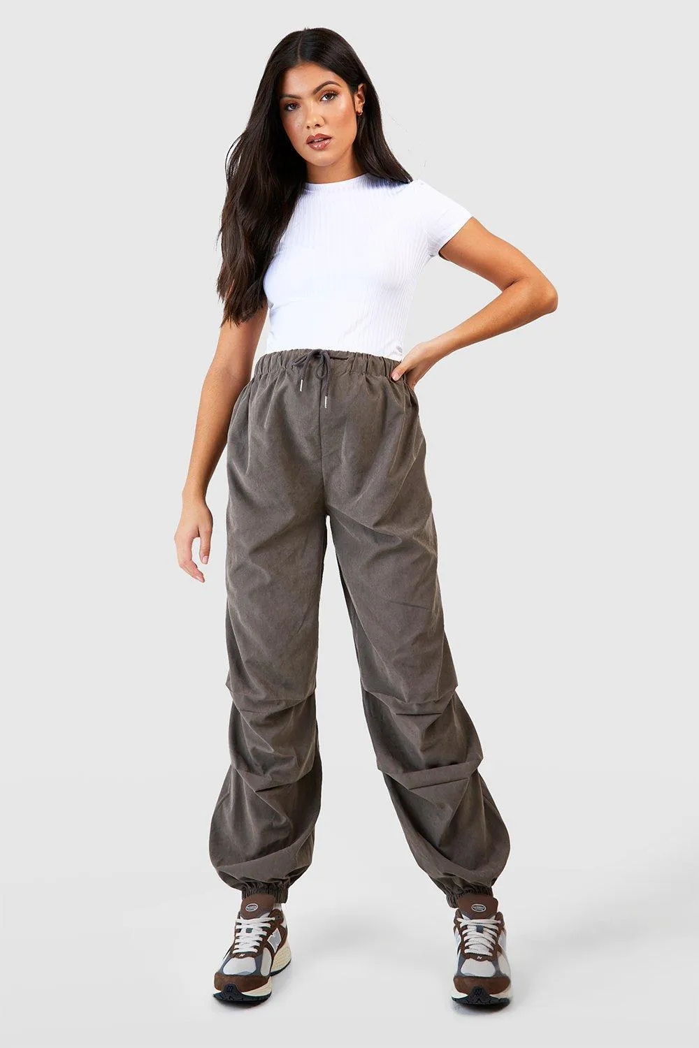 Maternity Relaxed Soft Touch Woven Cargo Jogger